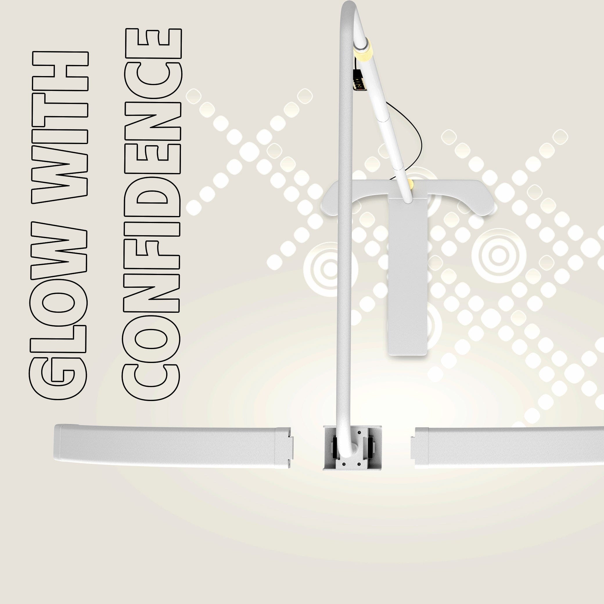 Toyshi Eyelash LED Floor Light 26inch (White)